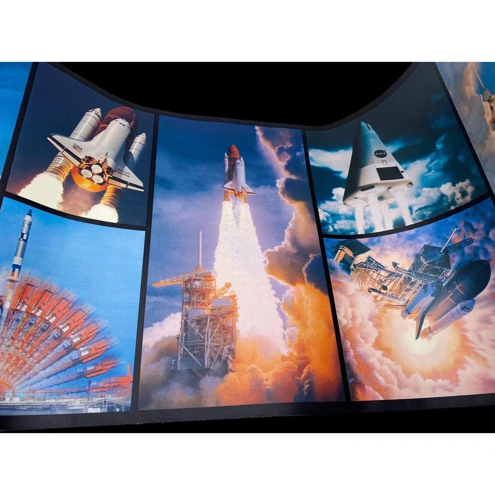 Spaceship Space Shuttle Rocket Wallpaper Border Roll (1) Astronauts 5 yds x 10